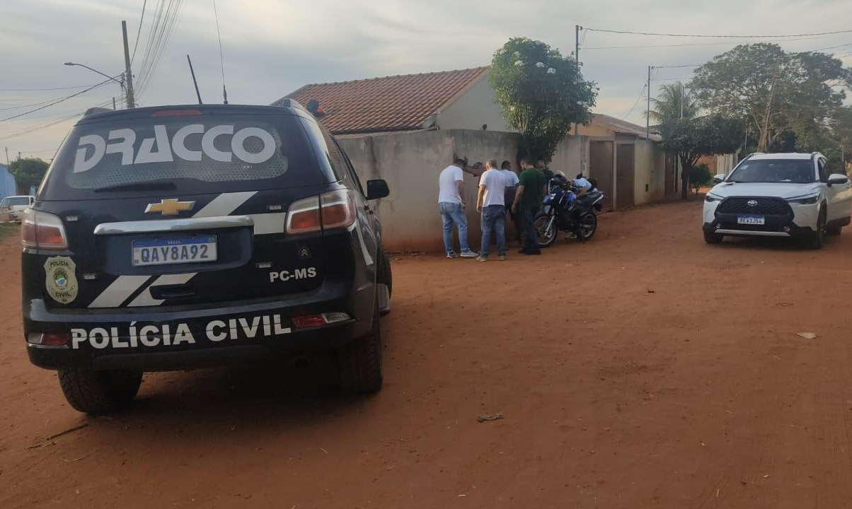 Operação RENORCRIM: DRACCO cumpre mandados de prisão em Campo Grande, Maracaju e Ponta Porã.