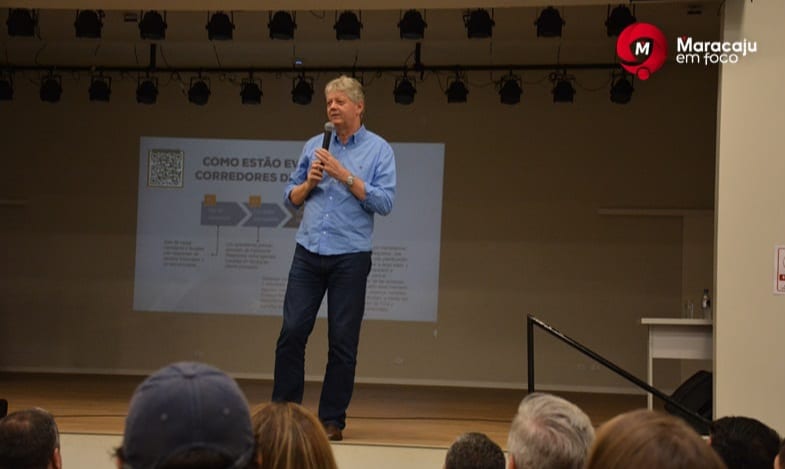 Jaime Verruck destaca industrialização e oportunidades com a Rota Bioceânica durante palestra em Maracaju