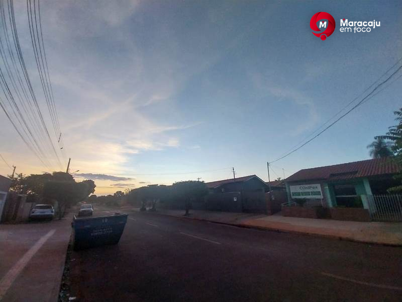 Possibilidade de chuva e ventos marcam a sexta-feira em Maracaju