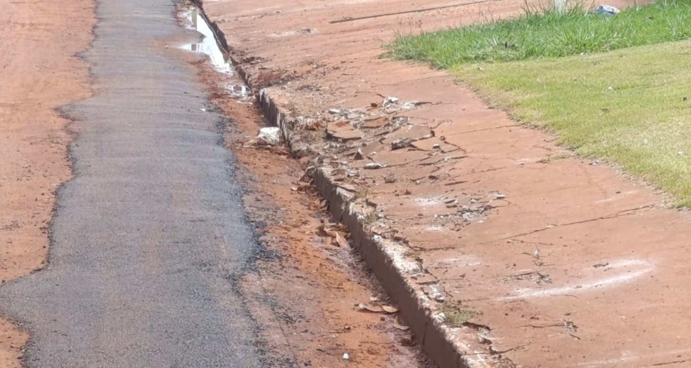 Prefeitura de Rio Brilhante aciona MP contra empresa por serviço de recuperação de asfalto 