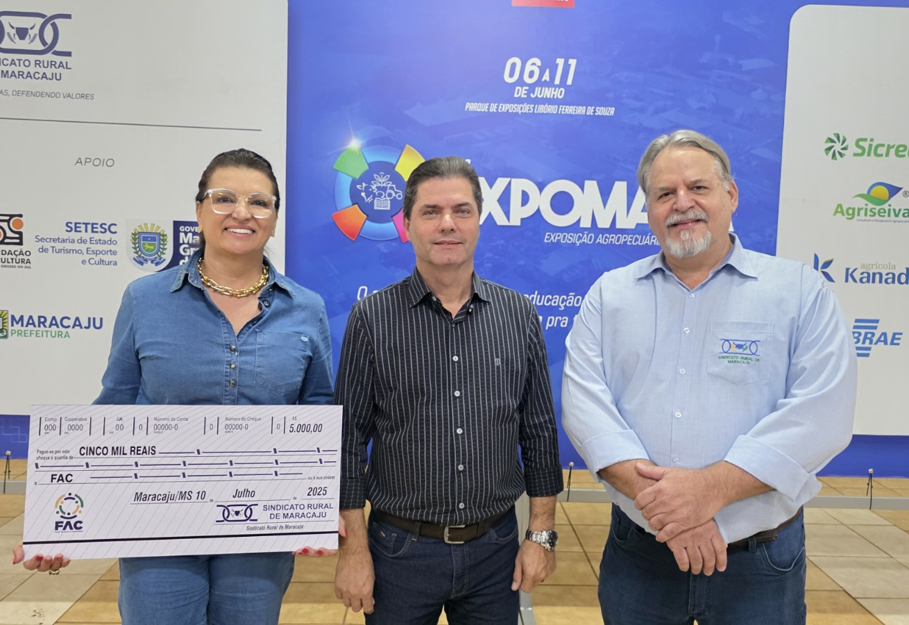 Primeira-Dama Meire Calderan conquista doação do Sindicato Rural e reforça ações sociais em Maracaju.