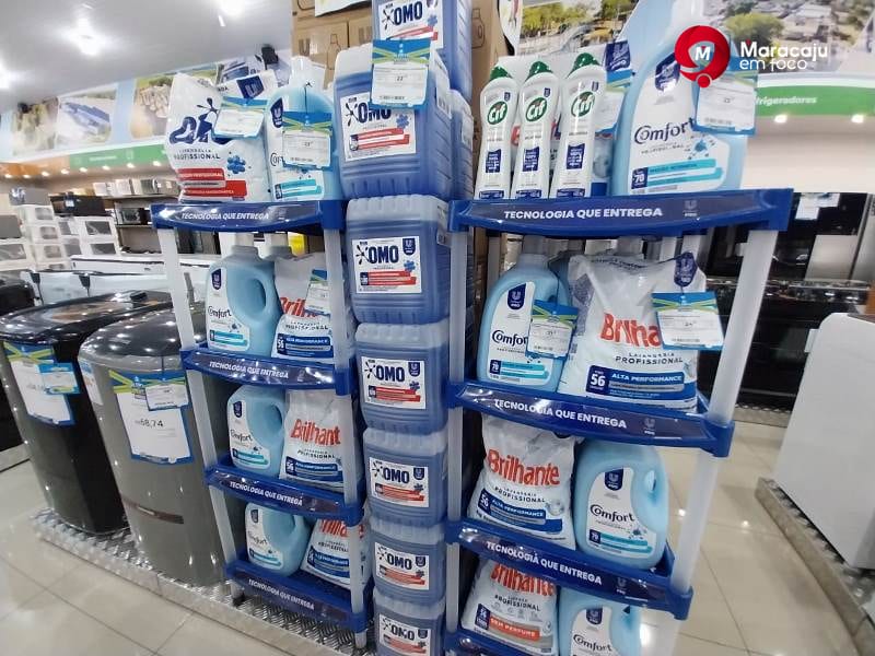 É AMANHÃ! Gazin reinaugura loja em Maracaju com preços especiais em produtos de limpeza para os 100 primeiros clientes