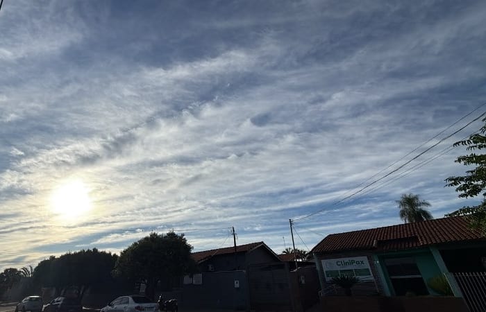Quinta-Feira de tempo firme e clima ameno em Maracaju