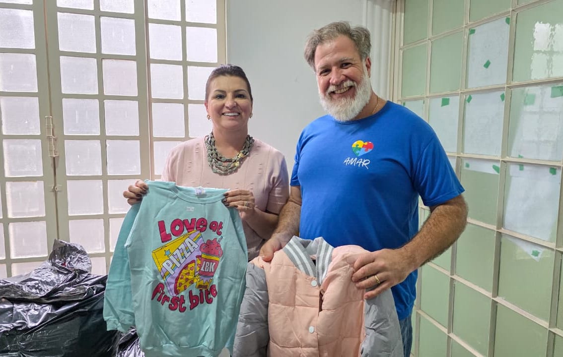 Campanha do Agasalho 2025 realiza entrega de donativos à AMAR em Maracaju