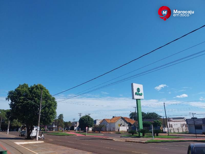 Quarta-feira em Maracaju será de sol com variação de nuvens