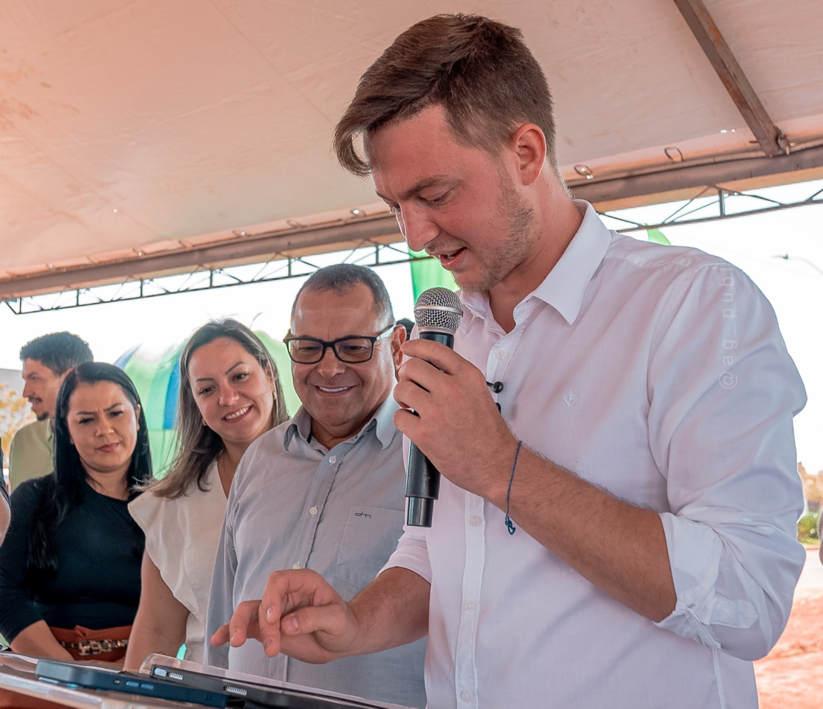 Prefeito Lucas Foroni lança nova UBS e anuncia a construção de nova creche em Rio Brilhante