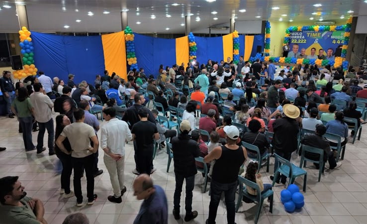 Reunião política reúne lideranças e comunidade em apoio a Paulo Corrêa e Rose Modesto em Maracaju