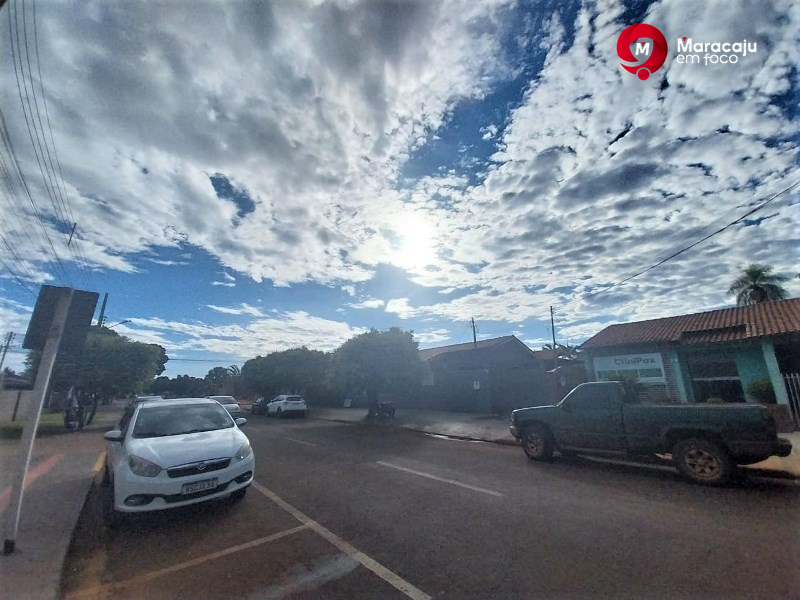Maracaju: Segunda-feira será de sol com pancadas de chuva e máxima de 31°C