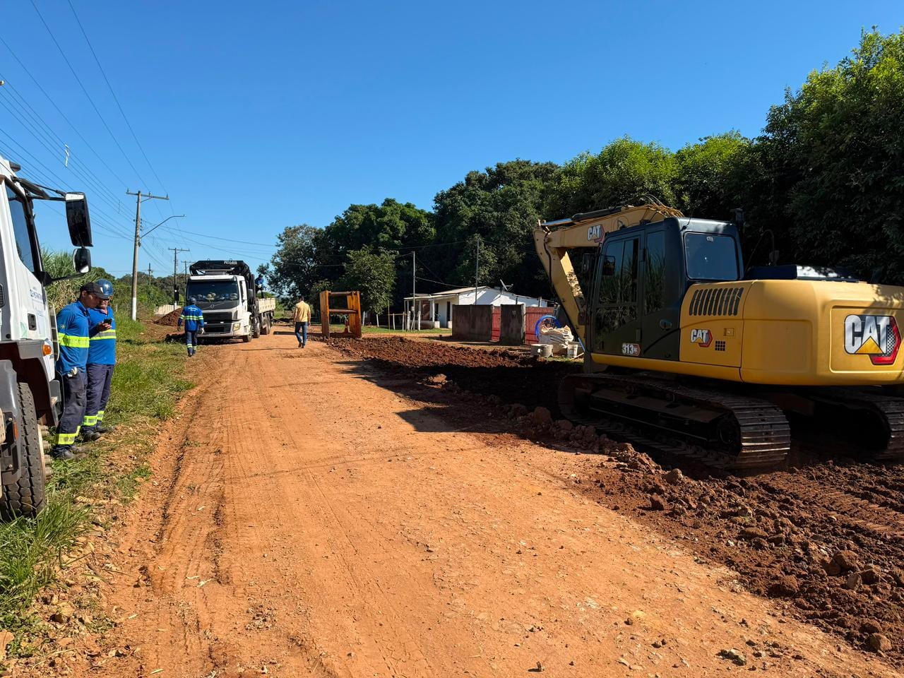 Ampliação da rede de esgoto avança no Monte Alto e fortalece infraestrutura urbana de Nioaque