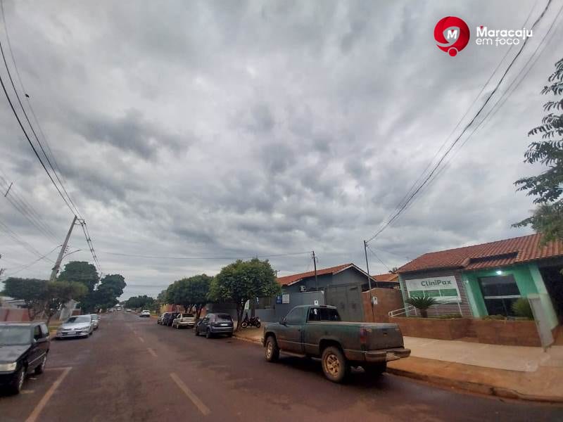 Frente fria rompe estabilidade e traz chuva volumosa a Maracaju nesta quarta-feira (10)
