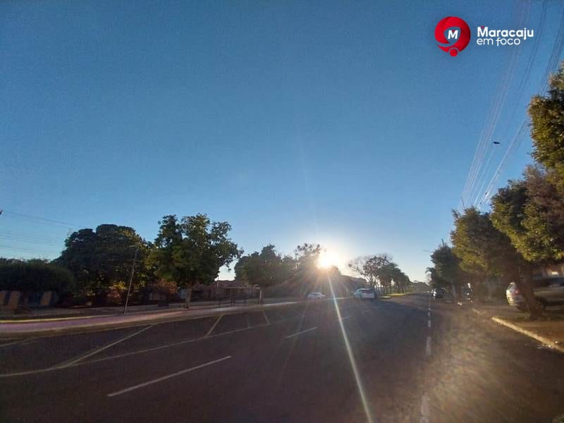 Terça-Feira de extrema amplitude térmica e tempo seco em Mato Grosso do Sul