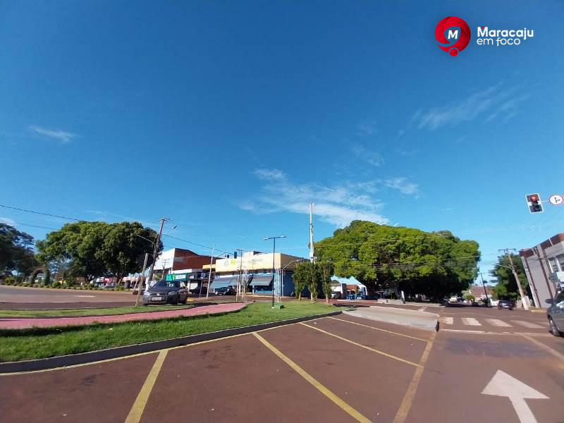 Sol predomina em Maracaju nesta quarta-feira, com temperaturas elevadas e baixa umidade.