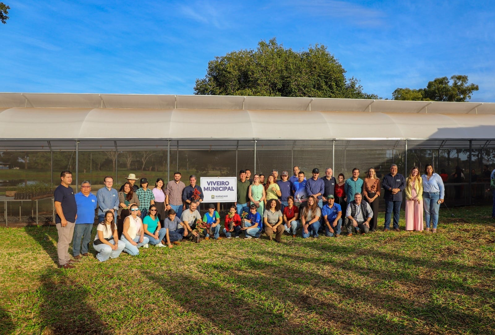 Prefeitura entrega Viveiro Municipal e autoriza construção do Centro de Vivência para trabalhadores do Centro de Gestão de Resíduos Sólidos.