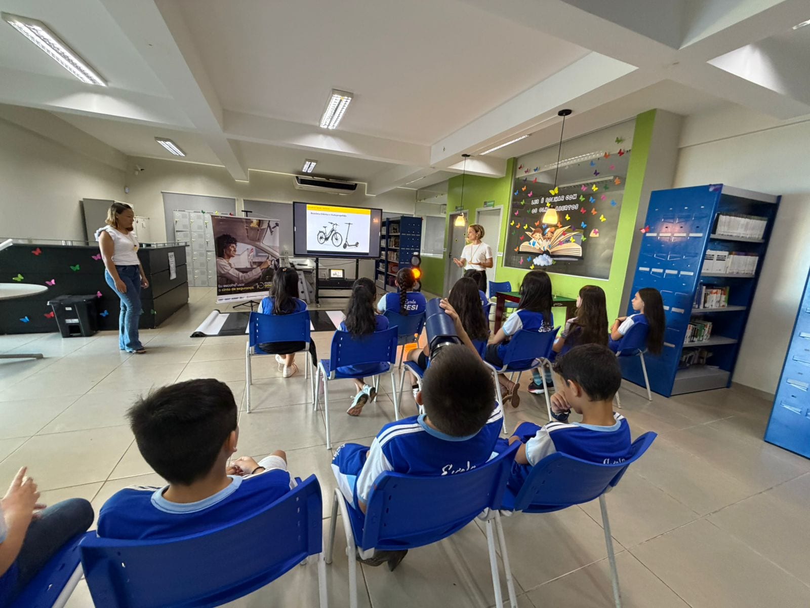 Prefeitura de Maracaju intensifica ações do Maio Amarelo com palestras educativas nas escolas de Maracaju.