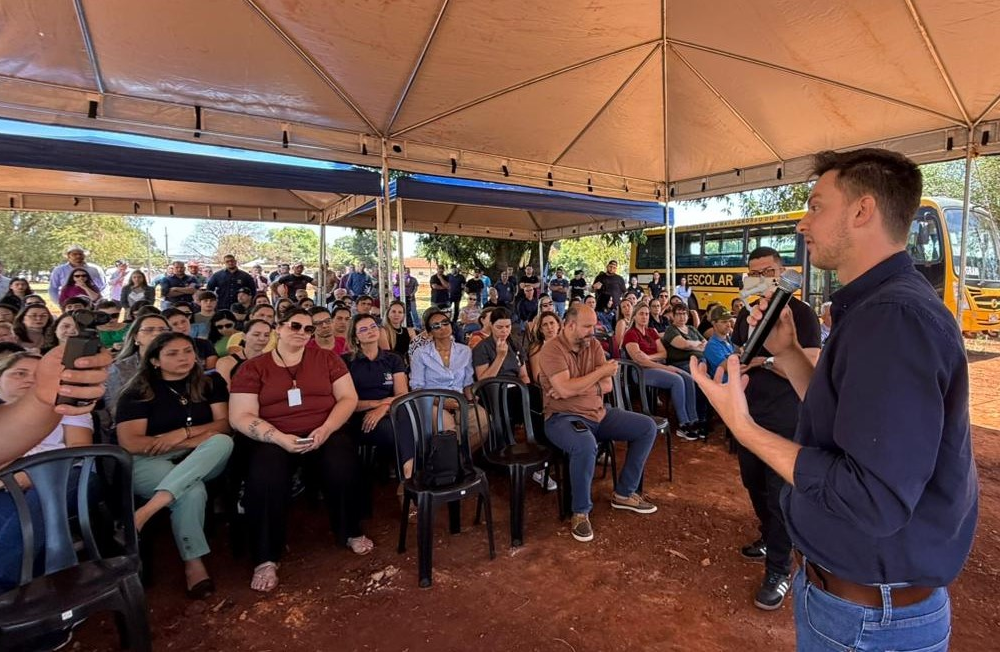 Prefeito Lucas Foroni lança a maior obra da história da educação em Rio Brilhante com investimento de R$ 12,3 milhões