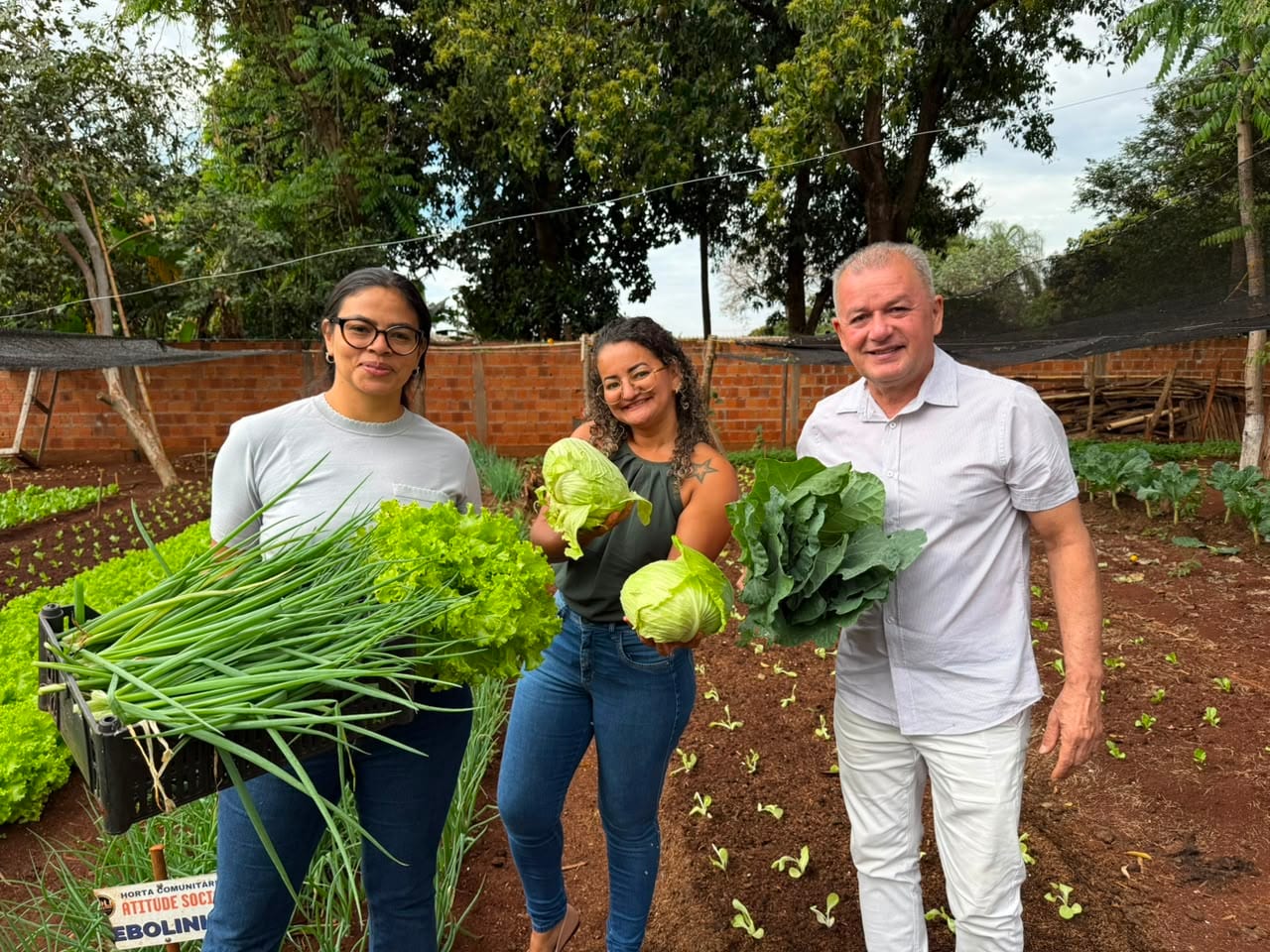 Com reportagem em vídeo com mais de 12 mil visualizações, Horta Comunitária não é apenas sucesso nas redes, trabalho garante alimentação saudável a mais de 300 famílias.