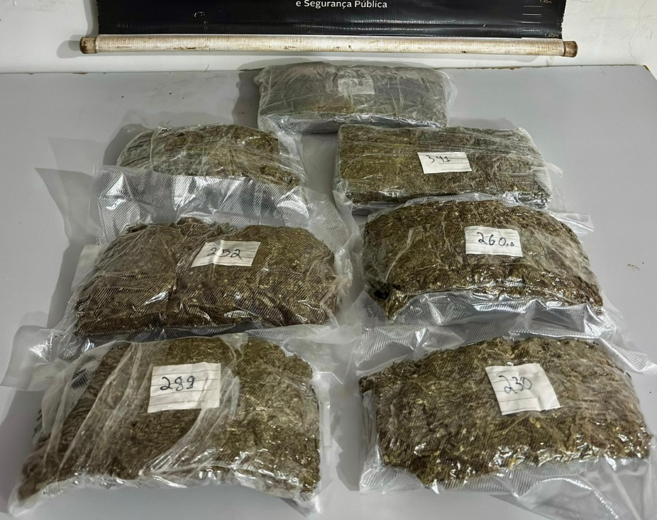 Homem que seguia para Goiás com droga junto ao corpo é preso pelo DOF em Maracaju