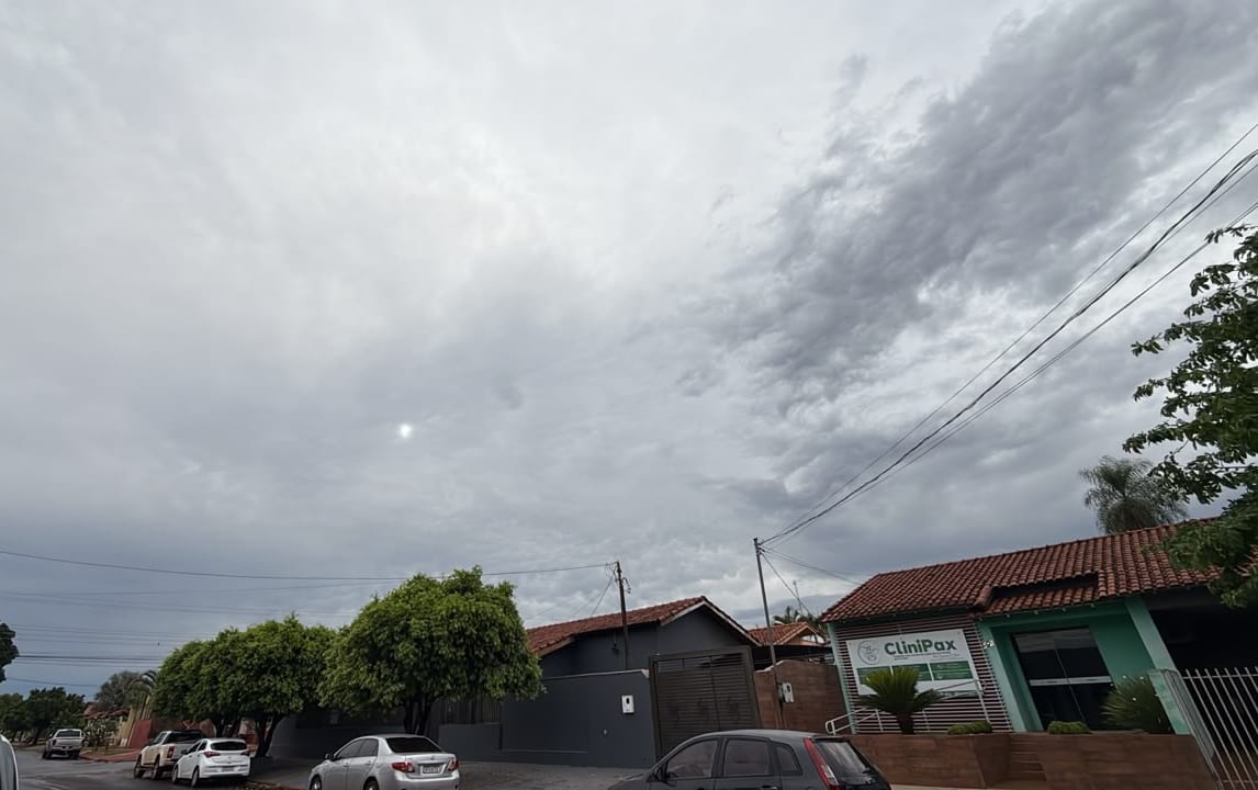 Tempo Instável: Maracaju tem alerta de pancadas de chuva e termômetros podem chegar aos 31°C nesta quarta-feira