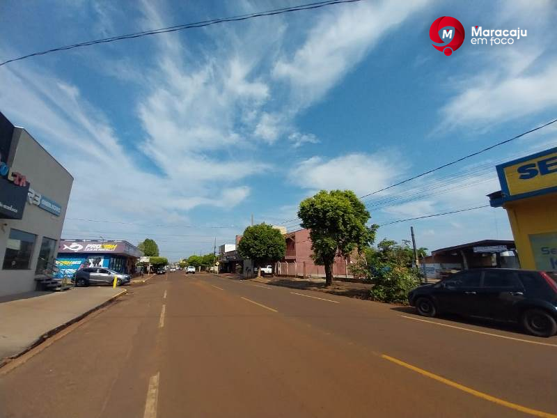 Maracaju sob sol e calor: Sexta-feira registra temperaturas elevadas e pouca chance de chuva