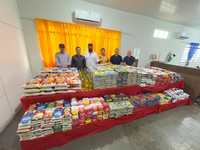 Com apoio da Prefeitura e da Câmara, Festa do Laço Comprido arrecada quase 1,5 tonelada de alimentos para famílias vulneráveis em Maracaju