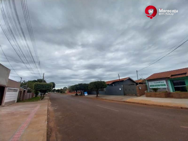 Sábado de sol e frio em Maracaju: Céu aberto e sem chuva