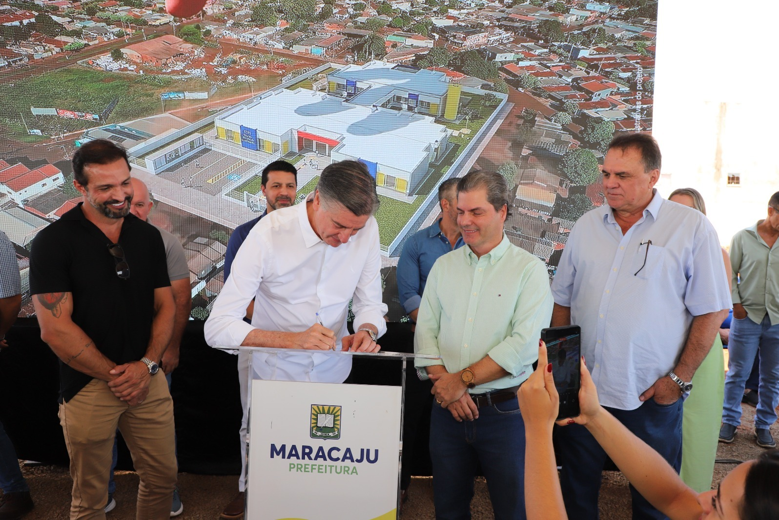 Maracaju dá mais um passo em educação infantil com construção do novo prédio do CIEI Nossa Senhora Auxiliadora.