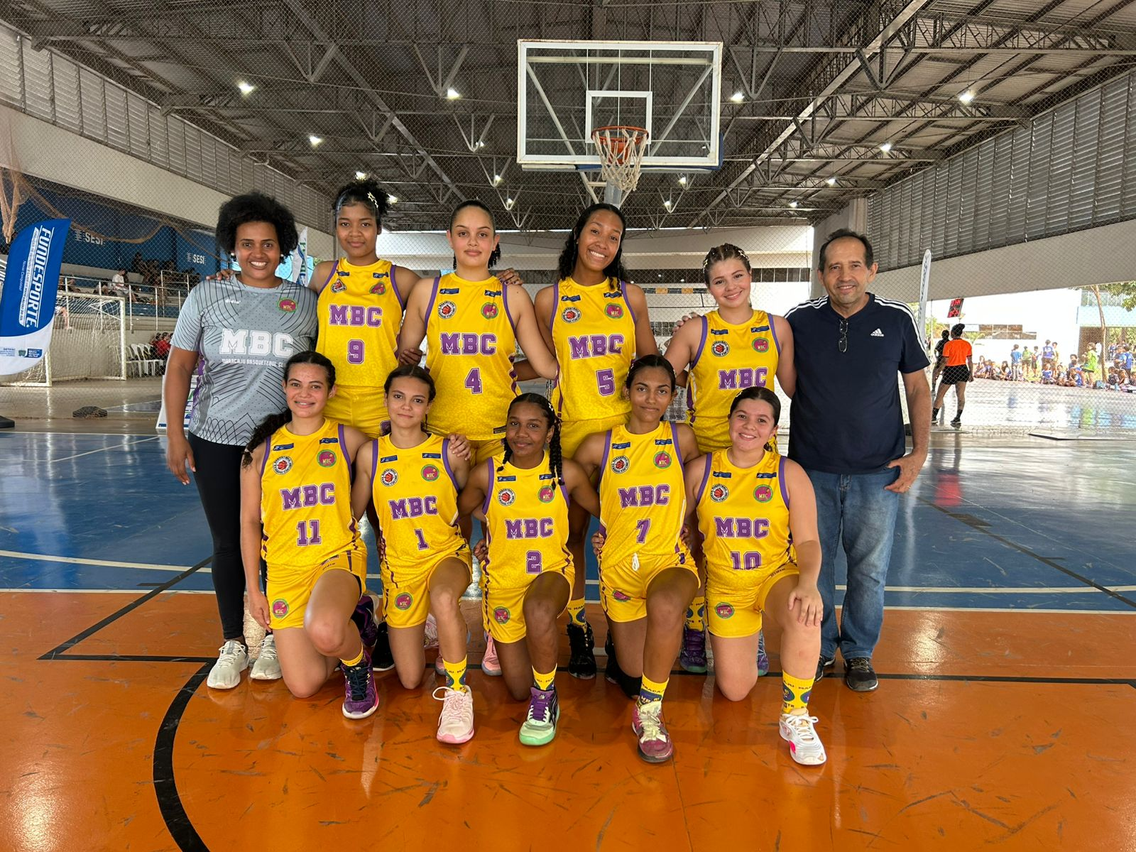 Basquetebol Escolar de Maracaju está em Três Lagoas participando dos Jogos Escolares 2025.