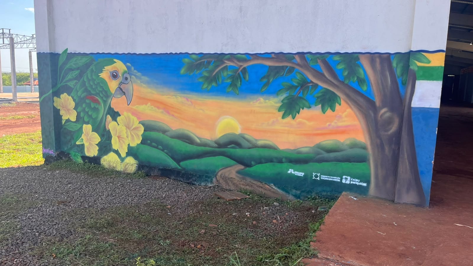Maracaju: Oficina de grafite transforma Ecoponto de Pneus em espaço de arte, conscientização e participação juvenil