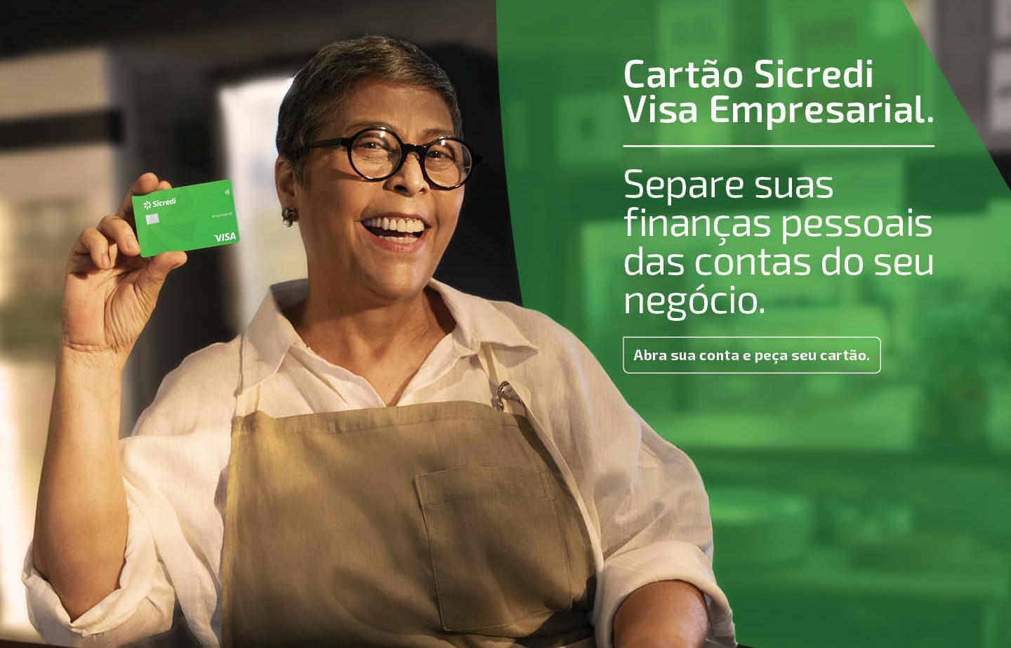 Sicredi lança campanha nacional com a chef Kátia Barbosa para destacar vantagens do Cartão de Crédito Empresarial