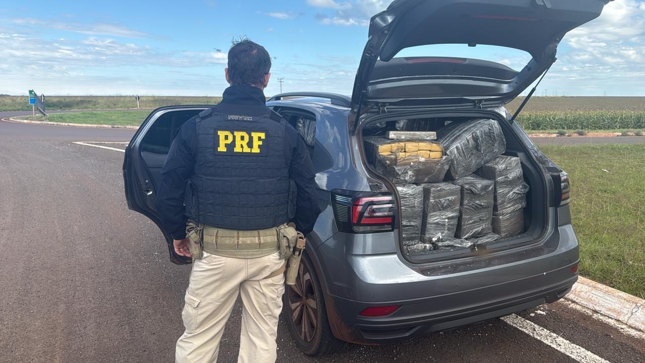 Com apreensões em Maracaju e Sidrolândia, PRF apreende 1,9 tonelada de maconha na BR-060