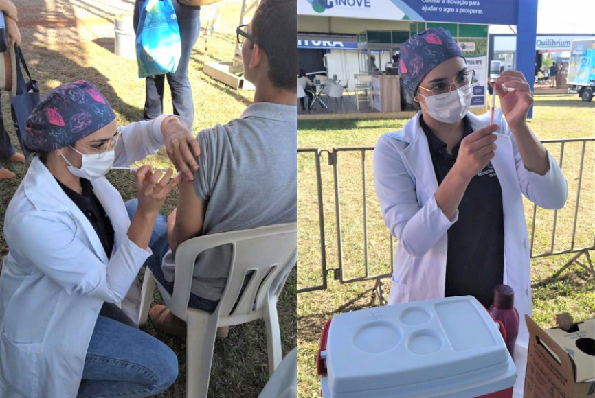 Vacinação contra a gripe é destaque na Showtec 2025 em Maracaju