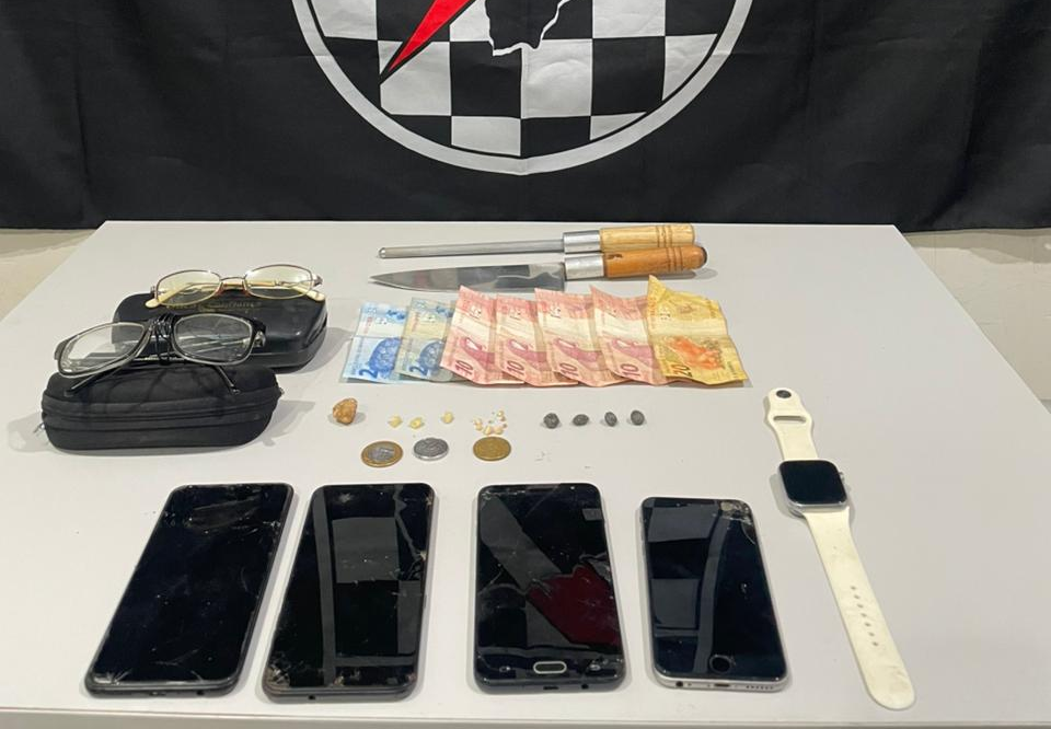 Força Tática prende homem de 34 anos por furto qualificado e tráfico de drogas em Maracaju