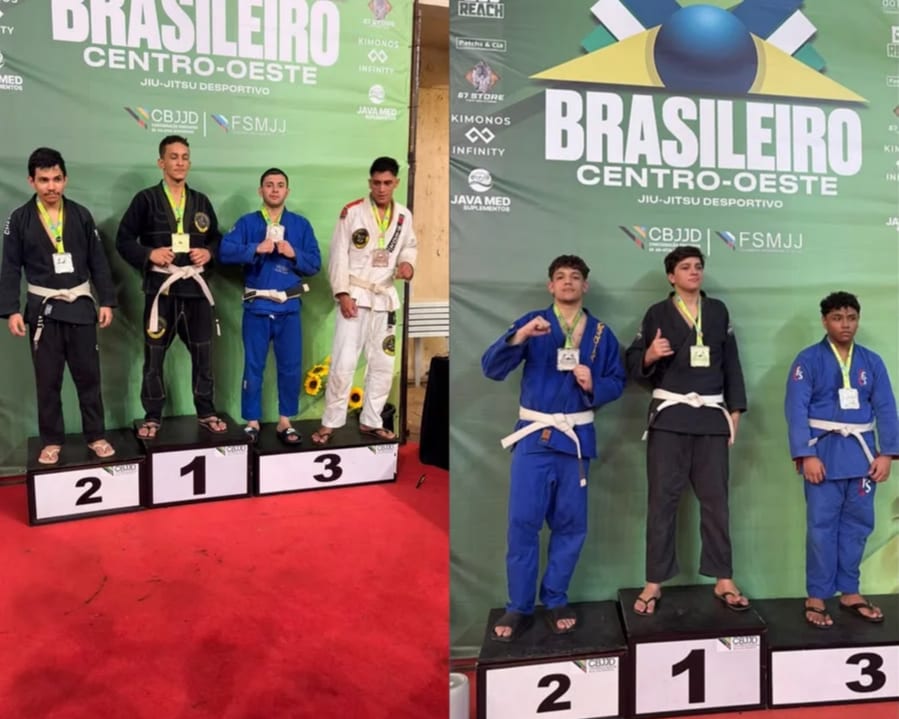 CT Valiente Jiu-Jítsu conquista seis ouros no Campeonato Brasileiro Centro-Oeste e coloca Maracaju em destaque