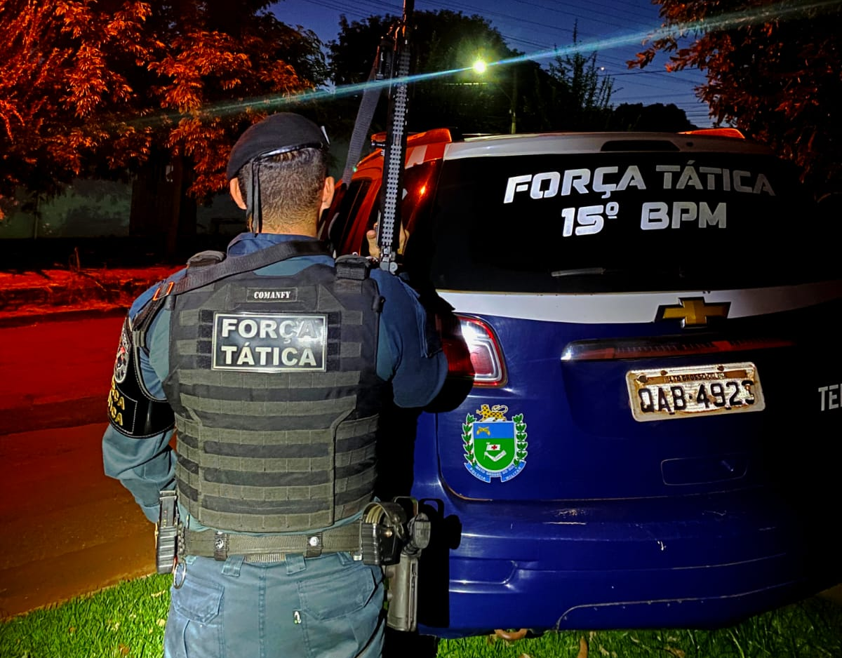 Força Tática cumpre mandados de prisão durante patrulhamento em Maracaju