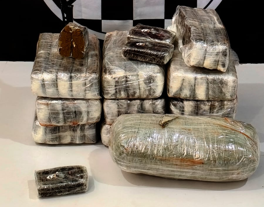 Força Tática apreende mais de 11 Kg de droga em Maracaju.