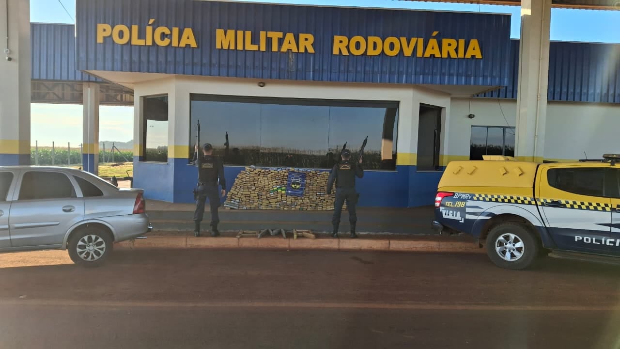 BPMRv apreende mais de meia tonelada de drogas e causa prejuízo superior a R$ 1,1 milhão ao crime em Maracaju