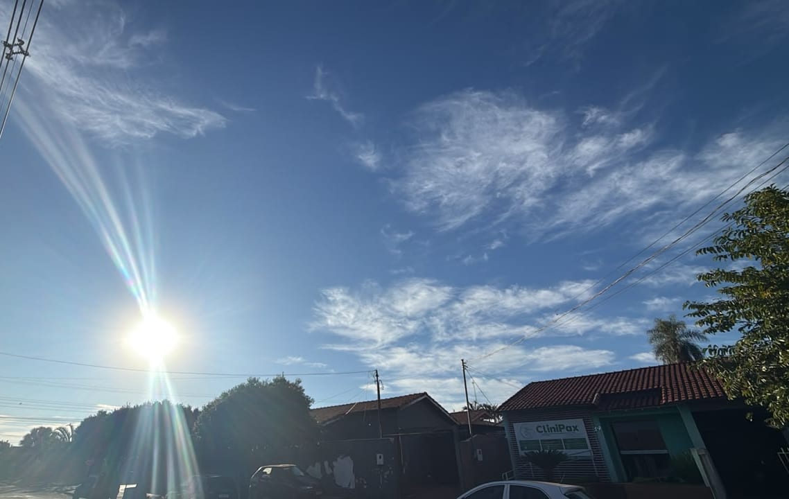 Madrugada gelada e tarde ensolarada: Maracaju registra mínima de 9°C nesta quarta-feira