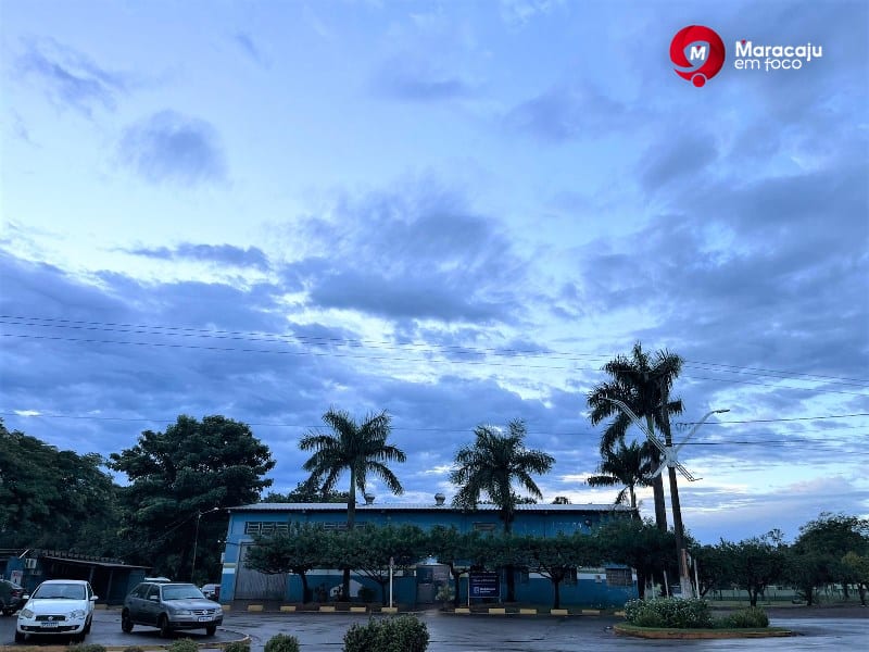 Outono instável: Maracaju tem sexta-feira de chuva, trovoadas e termômetros em declínio