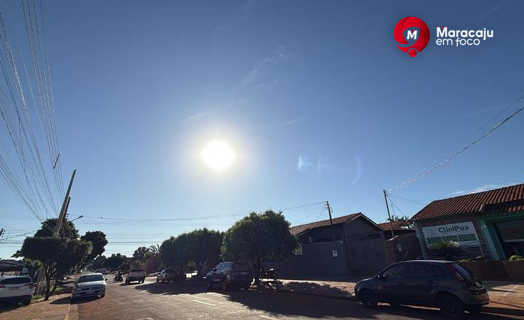 Onda de calor atinge Maracaju e temperaturas sobem nesta quinta-feira 