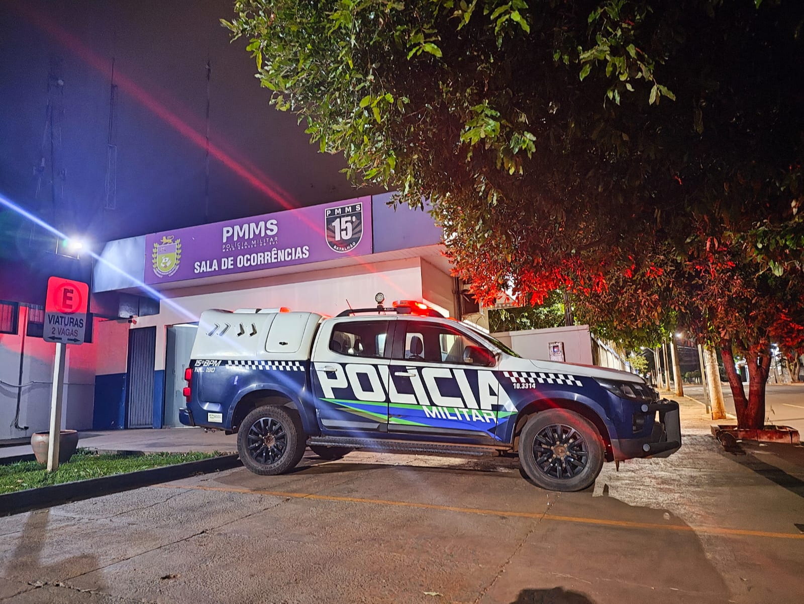 Ocorrência é registrada em Aldeia em Maracaju; duas pessoas ficaram feridas.