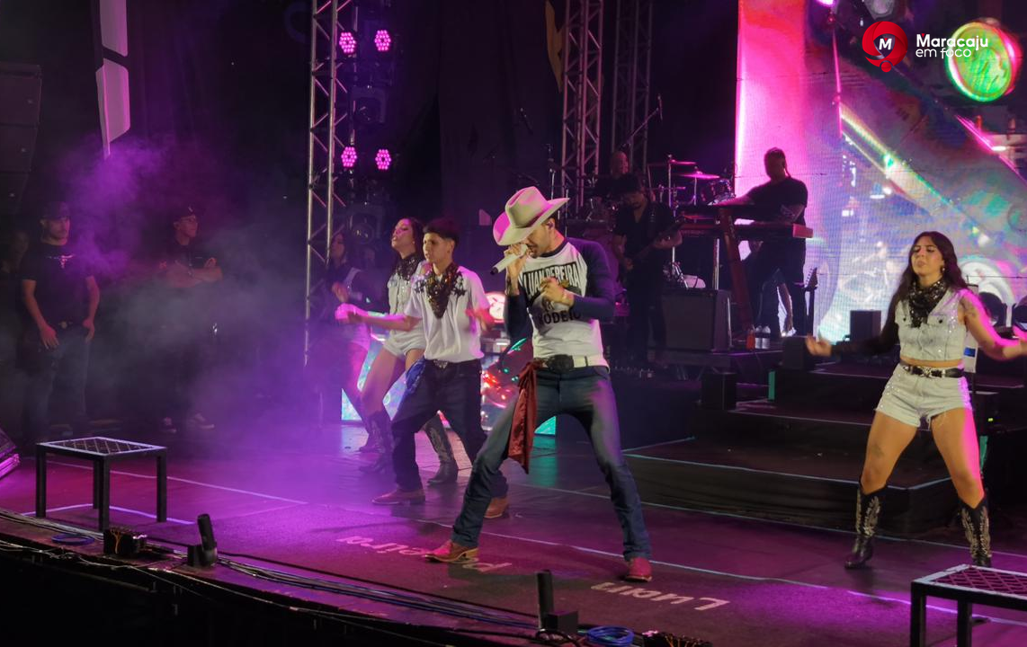 30ª Festa da Linguiça começa com grande público e show de Luan Pereira em noite de tradição e solidariedade em Maracaju