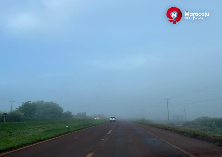 Após manhã de neblina, sexta-feira terá possibilidade de pancadas de chuva e calor em Maracaju