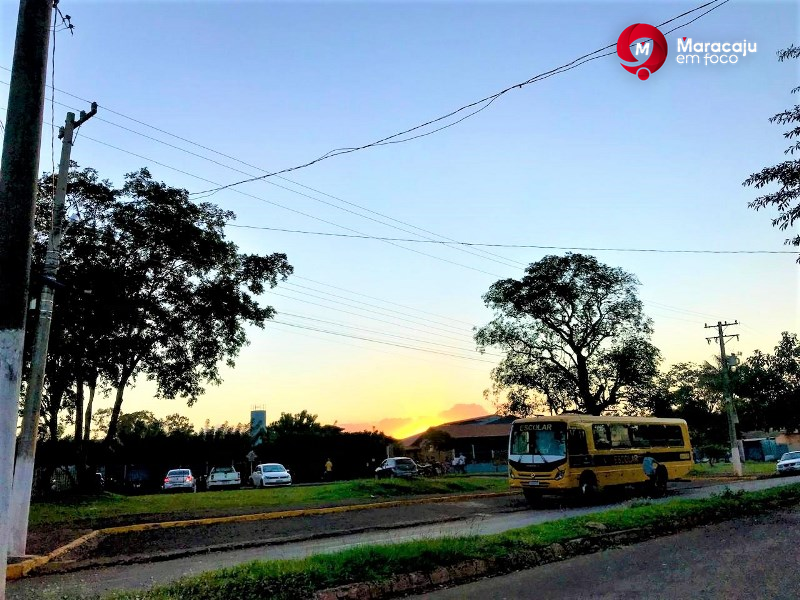 Sol predomina em Maracaju neste sábado.