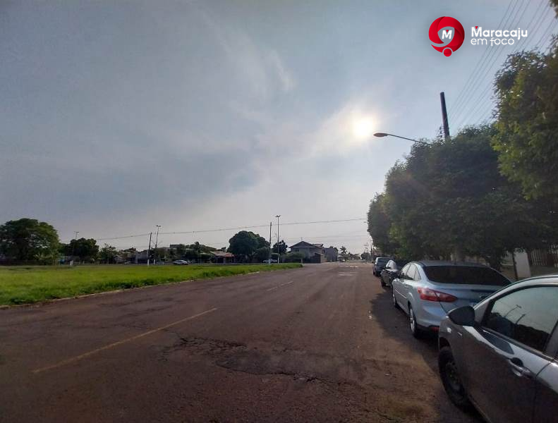 Segunda-feira com temperatura máxima de 34 graus em Maracaju.