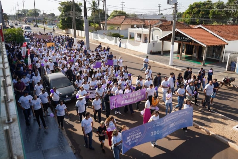 2ª Caminhada de Mobilização marca os 20 anos da Lei Maria da Penha em Nioaque