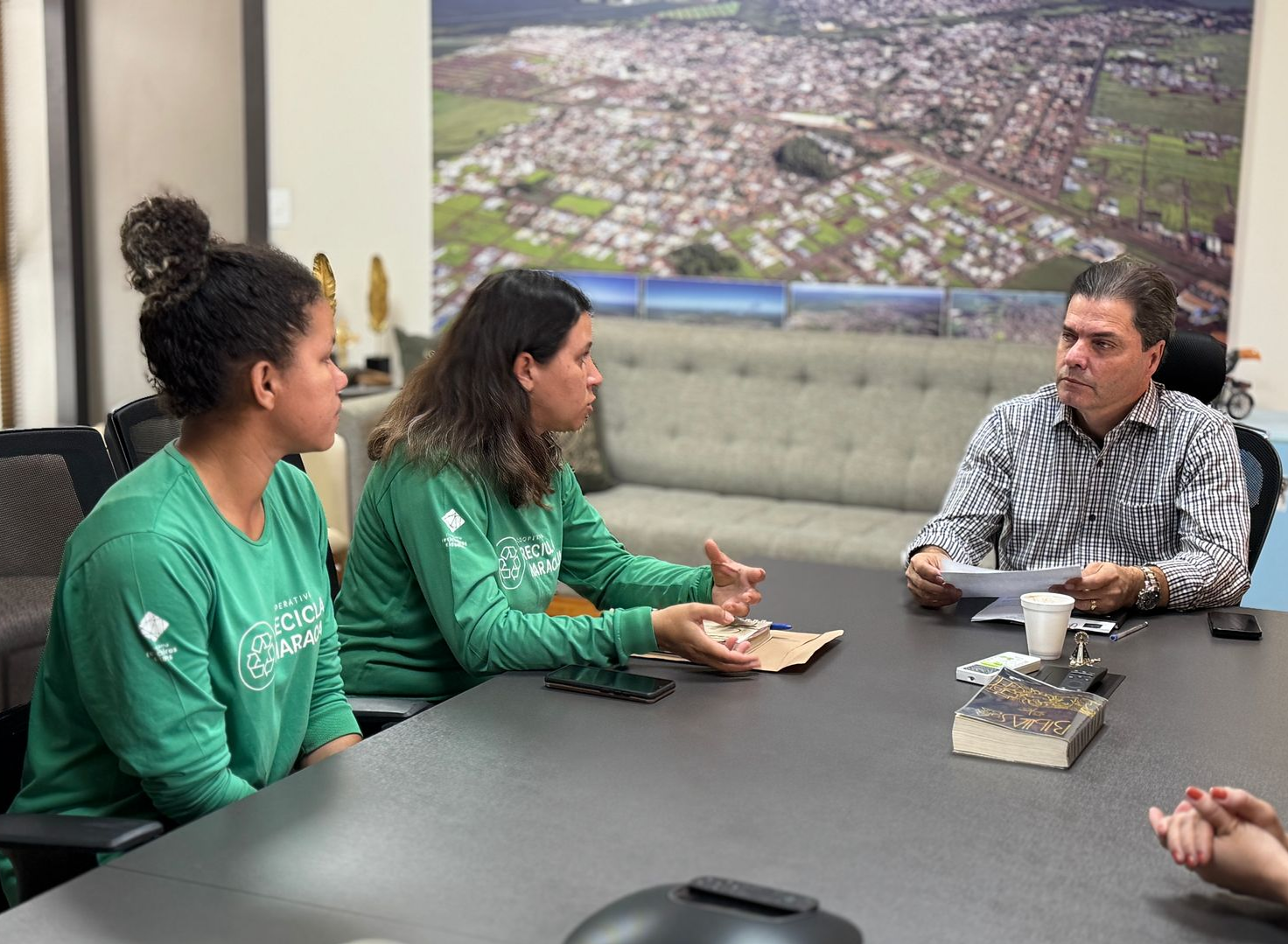 Educação Ambiental nas secretarias: Maracaju fortalece ações para gestão correta de resíduos recicláveis.