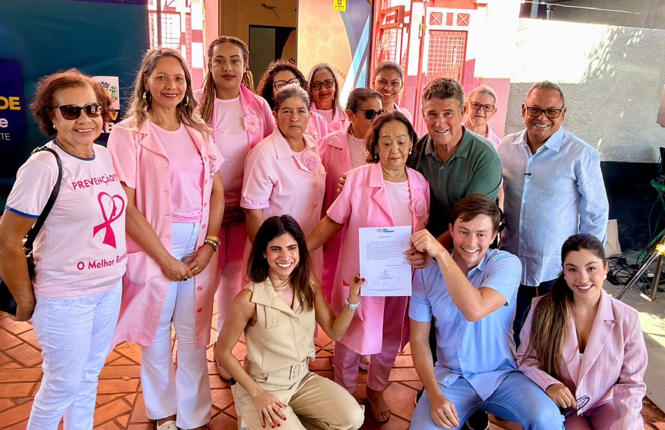 Em ato marcado por emoção, Prefeito Lucas Foroni autoriza ampliação da Rede Feminina de Combate ao Câncer em Rio Brilhante