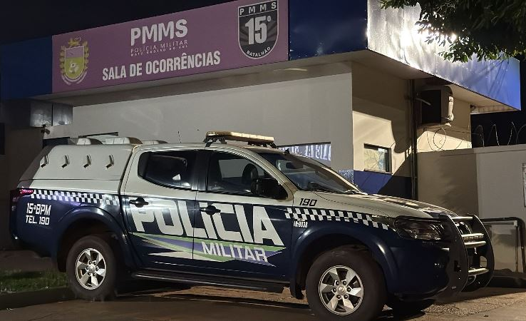 Filho agride mãe durante a madrugada e é preso pela Polícia Militar em Maracaju
