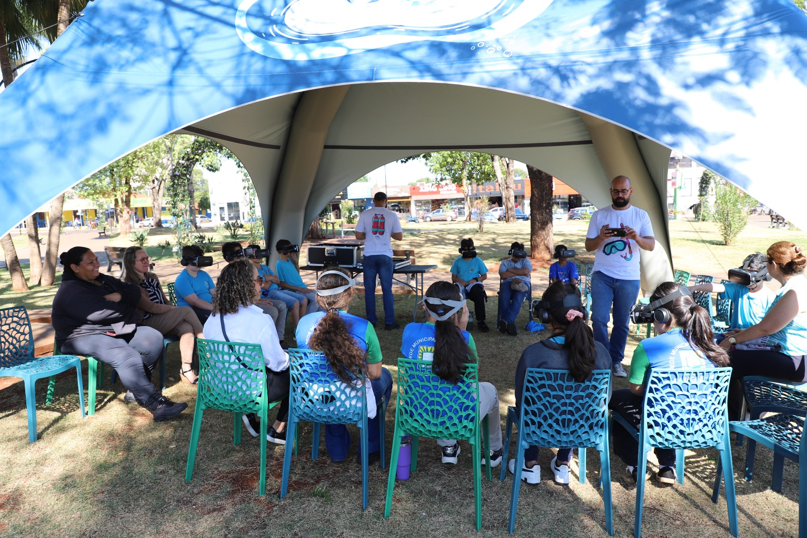 Com participação de alunos da Rede Municipal de Ensino, Exposição Interativa sobre a importância da água está acontecendo em Maracaju.