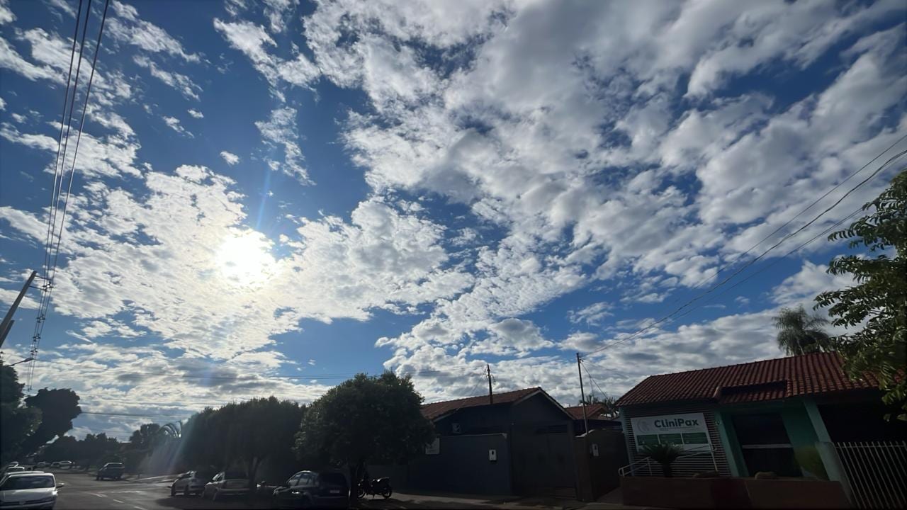 Quarta-feira de outono registra temperaturas amenas e chance de garoa em Maracaju